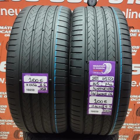 2X 255 45 R20 105H XL CONTINENTAL ECO CONTACT 6Q 4.6/5.5MM DOT 3824/3724