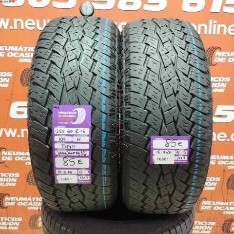 2X 255 65 R16 109H TOYO OPEN COUNTRY A/T PLUS  5.7/5.5MM DOT 1317/3117