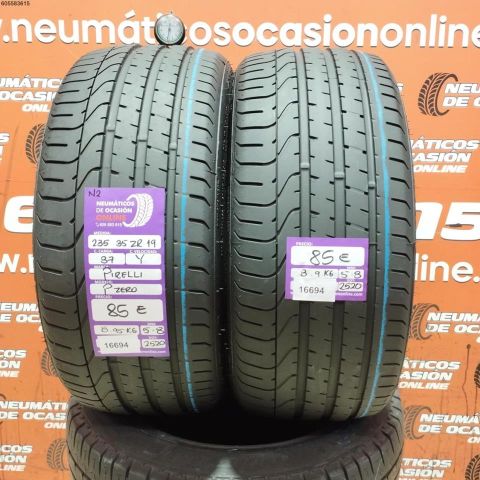 2X 235 35 ZR19 87Y N2 PIRELLI P ZERO 5.8/5.8MM DOT 2520/2520