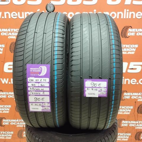 2X 235 50 R19 103V XL MICHELIN PRIMACY 4 4.7/5.2MM DOT 2625/2323