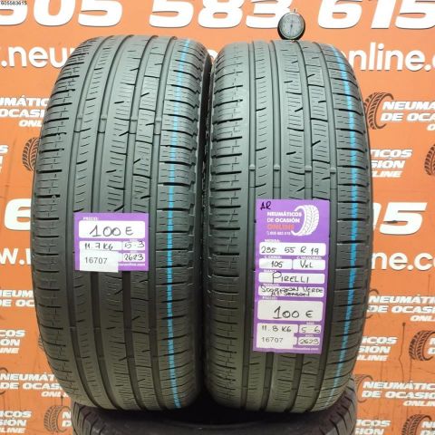 2X 235 55 R19 105V XL AR PIRELLI SCORPION VERDE A1 AEASON 5.3/5.6MM DOT 2623/2623