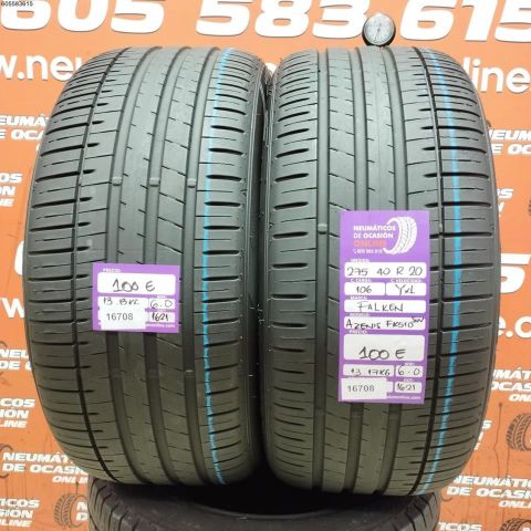2X 275 40 R20 106Y XL FALKEN AZENIS FK 510 SUV 6.0/6.0MM DOT1621/1621