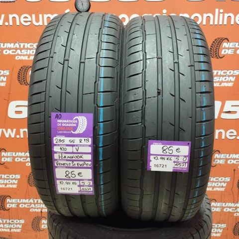 2X 235 55 R18 100V AO HANKOOK VENTUS S1 EVO 3 EV 5.0/5.2MM DOT 4321/4521