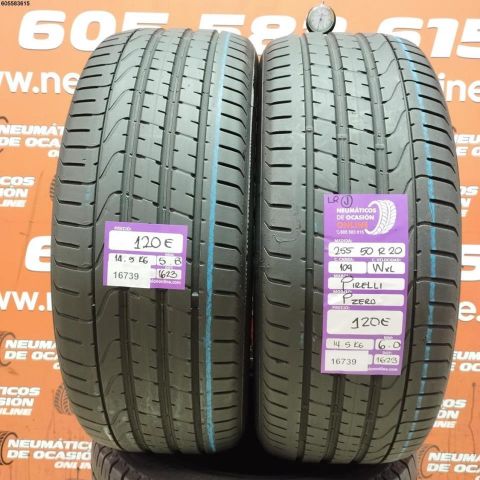 2X 255 50 R20 109W XL LR PIRELLI P ZERO 5.8/6.0MM DOT 1623/1623