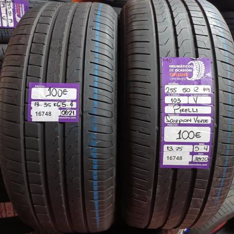 2X 255 50 R19 103V MO PIRELLI SCORPION VERDE 5.4/5.4MM DOT 0621/3820
