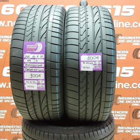 2X 255 50 R20 109H BRIDGESTONE DUELER H/P SPORT 5.1/5.3MM DOT 5216/5216