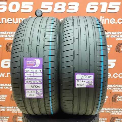 2X 255 50 R19 103T HANKOOK VENTUS S1 EVO 3 4.5/4.5MM DOT 2924/2924