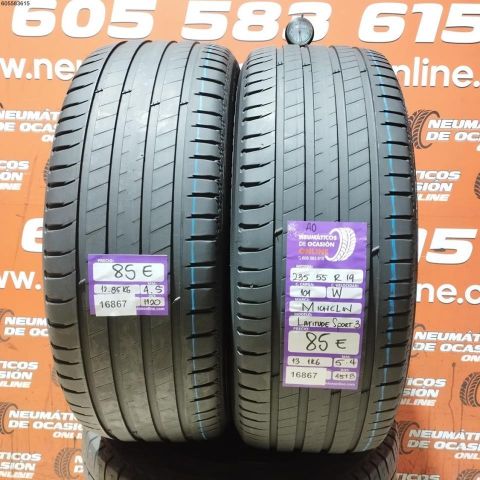 2X 235 55 R19 101W AO MICHELIN LATITUDE SPORT 3 5.4/4.5MM 