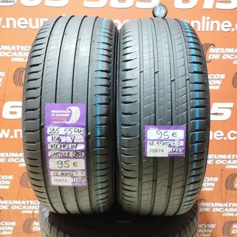 2X 235 55 R18 100V MICHELIN LATITUDE SPORT 3 5.8/6.2MM 