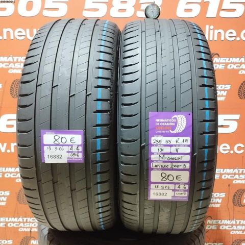 2X 235 55 R19 101V MICHELIN LATITUDE SPORT 3 4.4/4.6