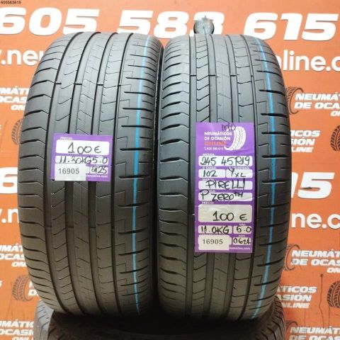 2X 245 45 R19 102Y XL MO PIRELLI P ZERO TM 5.0/5.0MM 