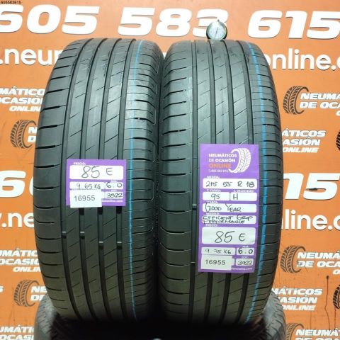 2X 215 55 R18 95H GOODYEAR EFFICIENT GRIP PERFORMANCE 6.0/6.0MM 
