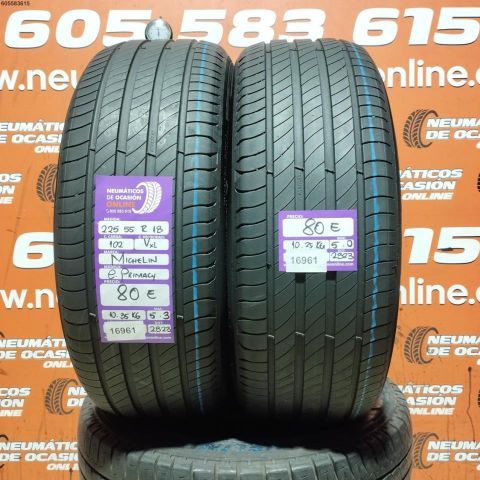 2X 225 55 R18 102V XL MICHELIN E PRIMACY 5.0/5.3MM 