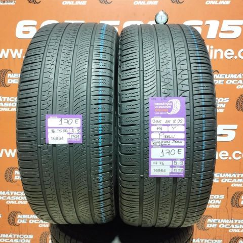 2x 285 45 R22 114Y PIRELLI SCORPION ZERO LR 5.3/4.8MM DOT 1223/1724  REF. 16964