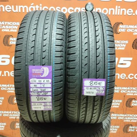 2X 225 55 R18 98V GOODYEAR EFFICIENT GRIP SUV 4X4 6.7/7.7MM DOT 3220/0221