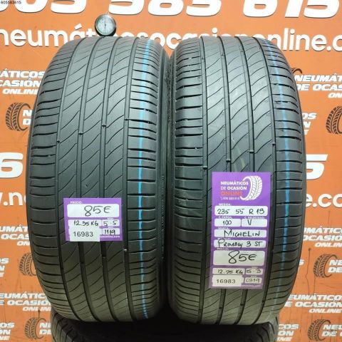 2X 235 55 R18 100V MICHELIN PRIMACY 3 ST 5.3/5.5MM DOT 1119/0319