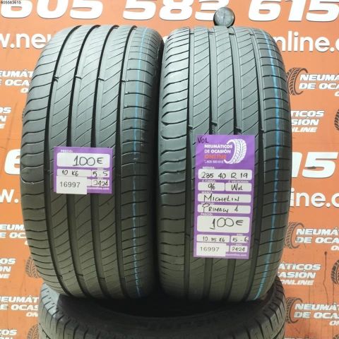 2X 235 40 R19 96W XL VOL MICHELIN PRIMACY 4 5.5/5.6MM DOT 2424/2424