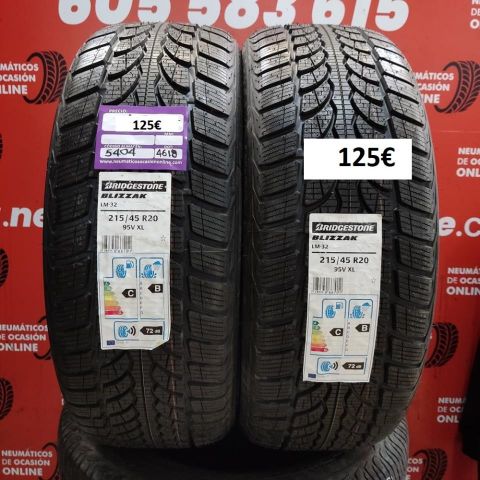 2x 215 45 R20 95V XL 8.0/8.0mm Bridgestone Blizzak LM-32 Ref.5404